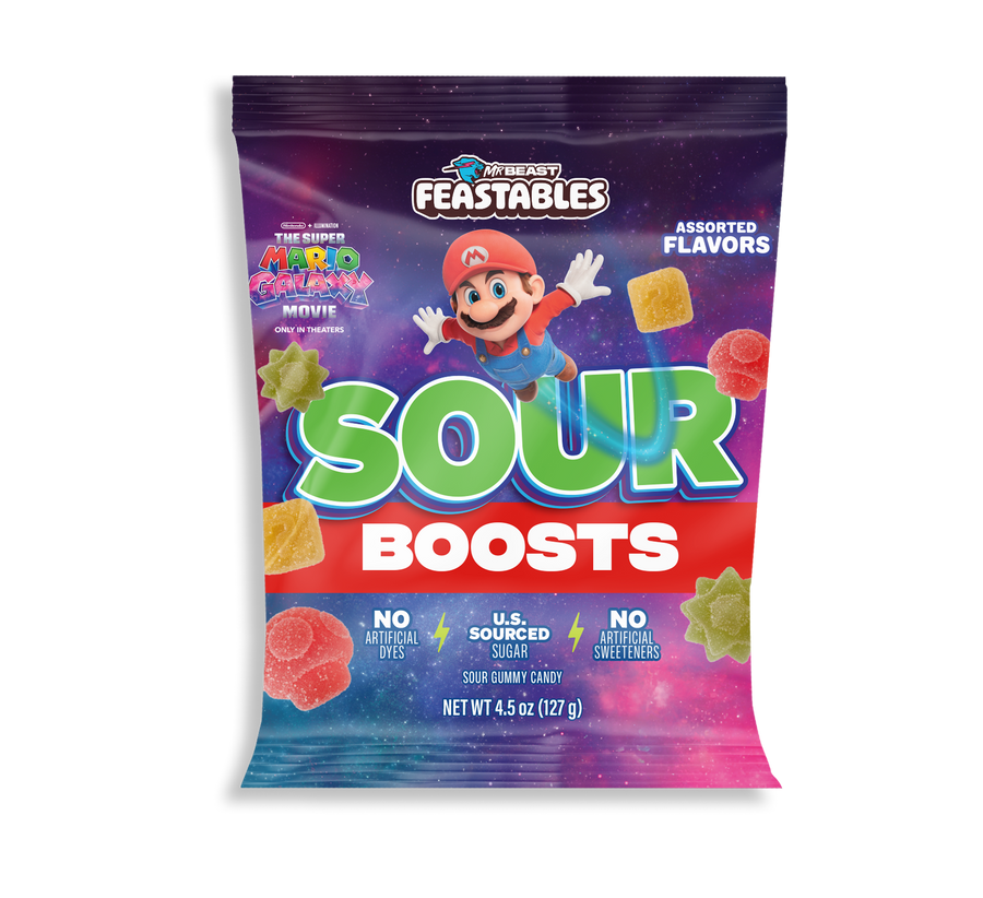 Mario Sour Boosts | Product Guide